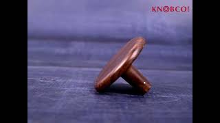 Famous Round Antique Wood Color Cabinet Knobs Zinc Alloy Drawer Knobs BPMRK 006 Profile