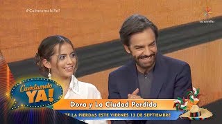 ¡Eugenio Derbez e Isabela Moner nos hablan de Dora la exploradora! | Cuéntamelo YA!