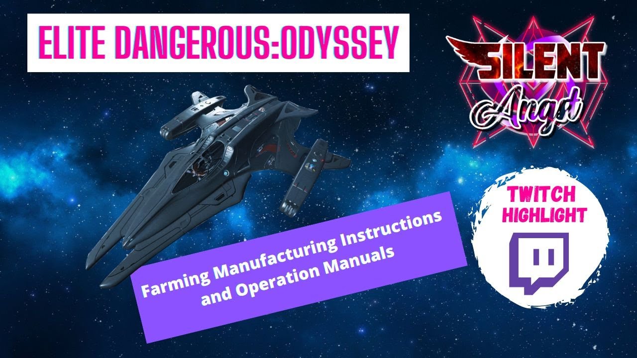 Elite Dangerous Farming Manufacturing Instructions YouTube