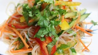 Cold Rice Noodle Salad/Funchoza/Фунчоза