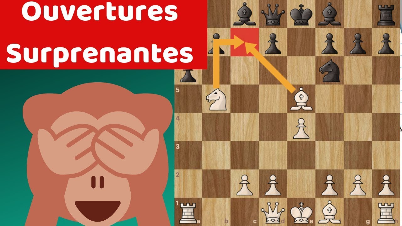 Top 5 des ouvertures d'échecs les plus surprenantes
