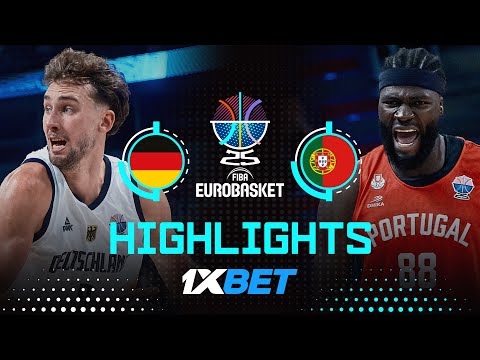 Germany 🇩🇪 vs Portugal 🇵🇹 | 1XBET Highlights | FIBA EuroBasket 2025