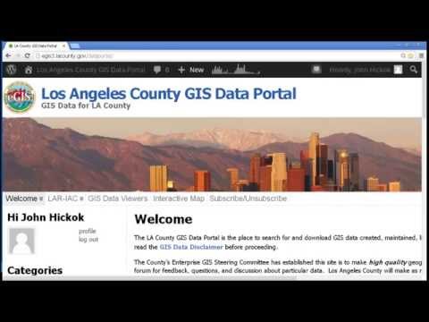 Los Angeles County GIS Data Portal