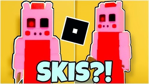 How to get “SKIS?” BADGE + SKIING PIGGY MORPH in PIGGY RP [W.I.P] - ROBLOX