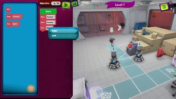 Rabbids Coding level 7 - 3 Stars