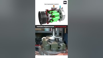 AC Compressor 👆 #compressor #engineering #mechanical #design #animation #3d #working #shorts