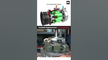 AC Compressor 👆 #compressor #engineering #mechanical #design #animation #3d #working #shorts