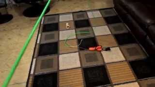 Flirt Pole Excercise For Pitbulls.. Using A Lunge Whip Aka Horse Whip