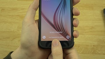 How To Setup the Fingerprint Scanner on the Galaxy S6!