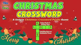 Crossword Puzzles with Answers | Christmas Guessing Game | Word Game for Christmas