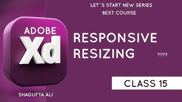 Adobe XD design for beginner | Responsive Resize