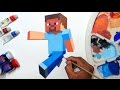 ☐ how to draw minecraft ☐ -steve speedpaint