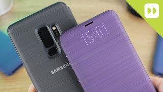 als stropdas leider Official Samsung Galaxy S9 / S9 Plus LED Cover Case Review - Hands On -  YouTube