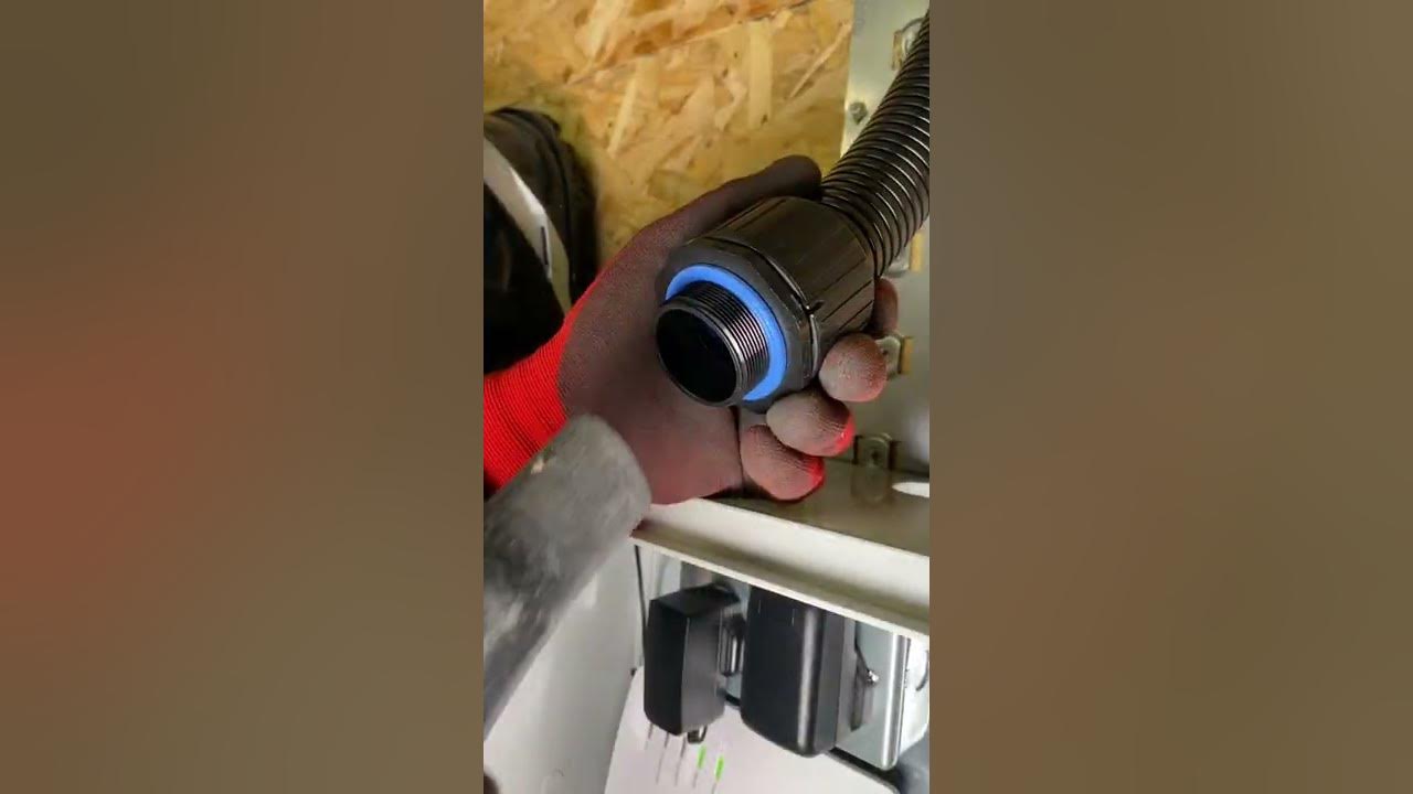 A RAPID way to pull a draw wire through flexible conduit shorts YouTube