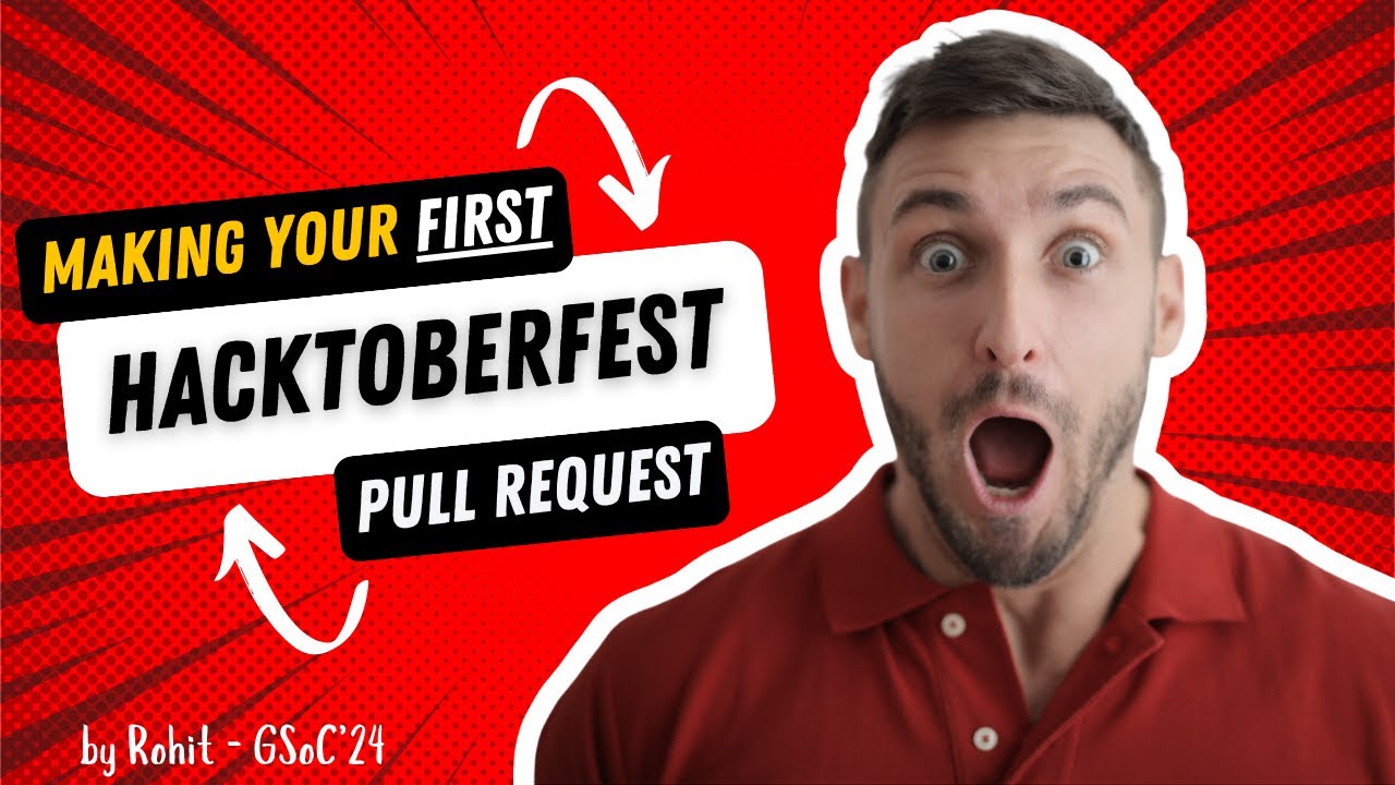Hacktoberfest : 5 Steps away to create your 1st PR, Live demo [HINDI]
