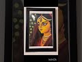 Maa Durga painting and drawing art room tour #shorts #art #art #livepainting #practicepainting