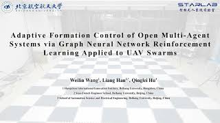 Adaptive Formation Control of Open Multi Agent Systems