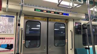 台北捷運321型末班車往頂埔行駛BL08新埔站～BL07板橋站單獨播音