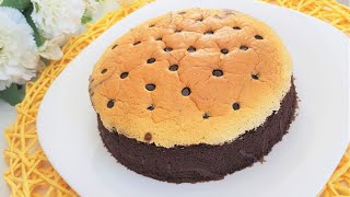 Vanilla Chocolate Castella Cake Recipe | Light and fluffy cake that you won't stop eating 😋