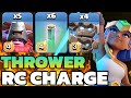 METEOR GOLEM + THROWER with Rc Charge attack Strategy Is Insane | Best Th18  attack Strategy ( Coc )
