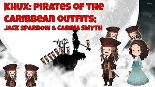 KHUX: Pirates of the Caribbean Outifts (Jack & Carina) Showcase