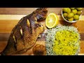 Howto persian herb rice with fried fish sabzipolo ba mahi     