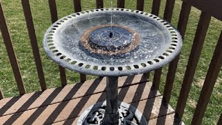 VIVOHOME Polyresin Antique Outdoor Gray Garden Bird Bath Review, Had to purchase another one 😃