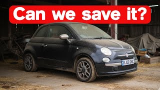 Deep Cleaning an Abandoned Fiat 500 - UNBELIEVABLE TRANSFORMATION!!!