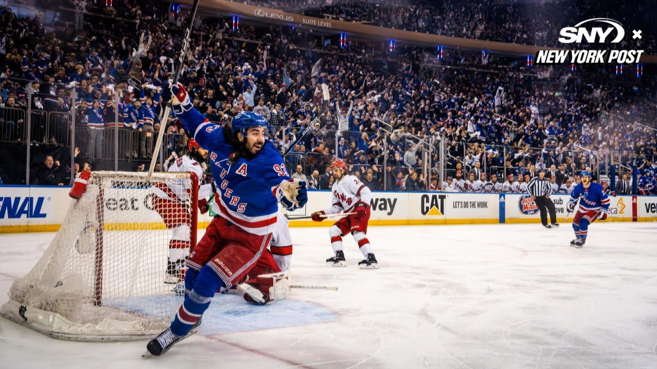 Zibanejad sparks Rangers to Game 1 win against Hurricanes