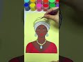 African Girl #sandpainting #childhoodmemories #sandart #art #asmr #shorts