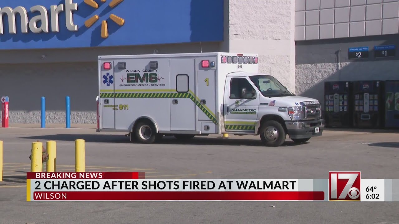 Two charged after shots fired at Wilson Walmart - YouTube
