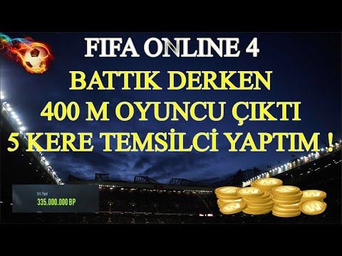 TEMSİLCİ ÖNEMLİ BİLGİLER / 400 M OYUNCU ÇIKTI / UYGULAMALI GÖSTERİM / FIFA ONLINE 4