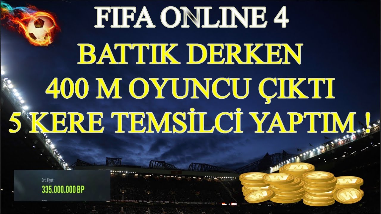 TEMSİLCİ ÖNEMLİ BİLGİLER / 400 M OYUNCU ÇIKTI / UYGULAMALI GÖSTERİM / FIFA ONLINE 4