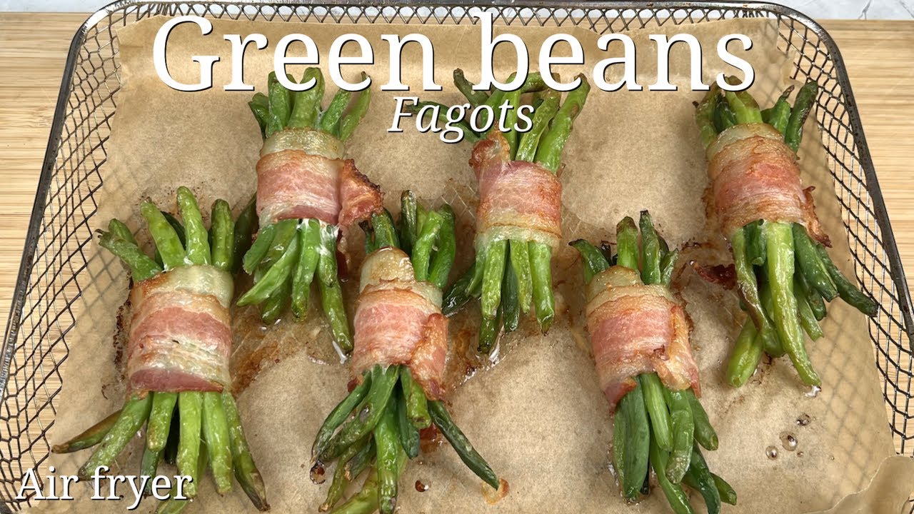 Green bean bundles Air fryer Fagots de haricot YouTube