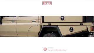 2024 Toyota LandCruiser 79 Series BA054F Canopy, Rear Rack &amp; DDS-800 Drawer Setup | ETB Build