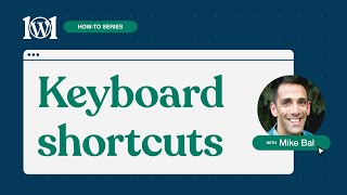 Keyboard shortcuts you might not know about on WordPress.com