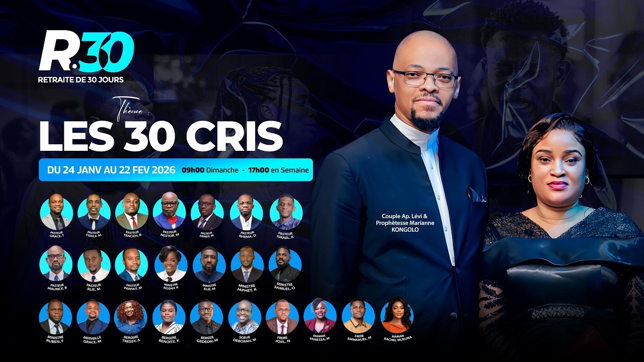 DIMANCHE 15 FEVRIER 2026|RETRAITE 30|JOUR 23|SESSION NUIT