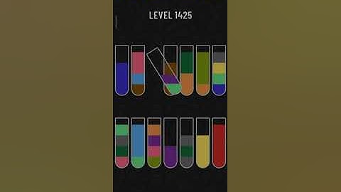 Water sort puzzle level 1425