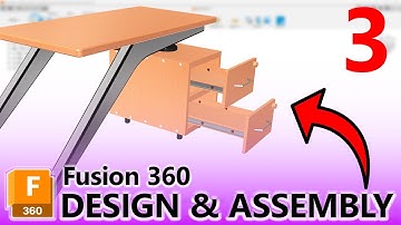 Autodesk Fusion 360 | Part DESIGN & ASSEMBLY for COMPLETE Beginners - Part 3