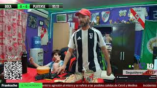 REACCION - BOCA VS PLATENSE  - HINCHA DE RIVER - FRANKUCHO EN VIVO  🔴