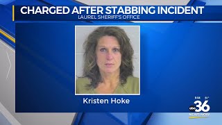 Woman charged after stabbing incident in Laurel County