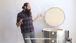 Features of a Seattle Pottery Supply Electric Kiln