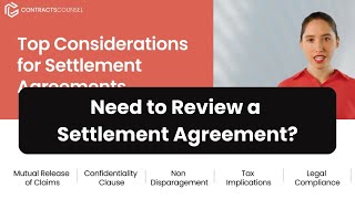 How to Review a Settlement Agreement [Top Terms to Understand]