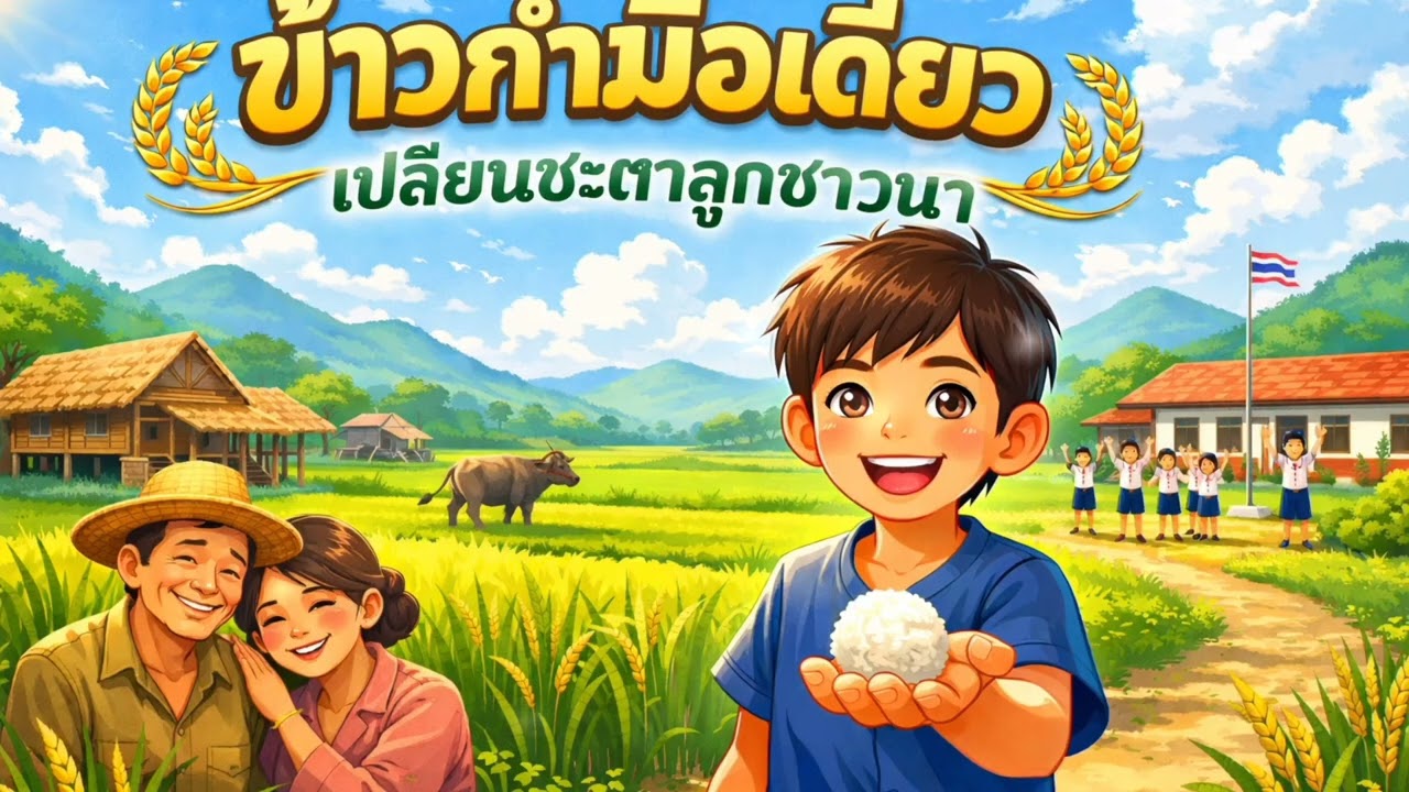 ข้าวกำมือเดียว เปลี่ยนชีวิต ลูกชาวนา