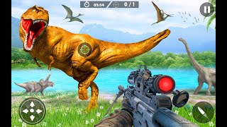 Jogos de Caça Dinossauro Android Gameplay - Dino Hunter Games screenshot 3