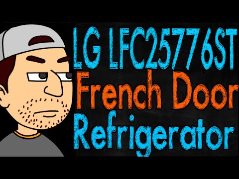 LG Electronics LFC25776ST French Door Refrigerator - YouTube