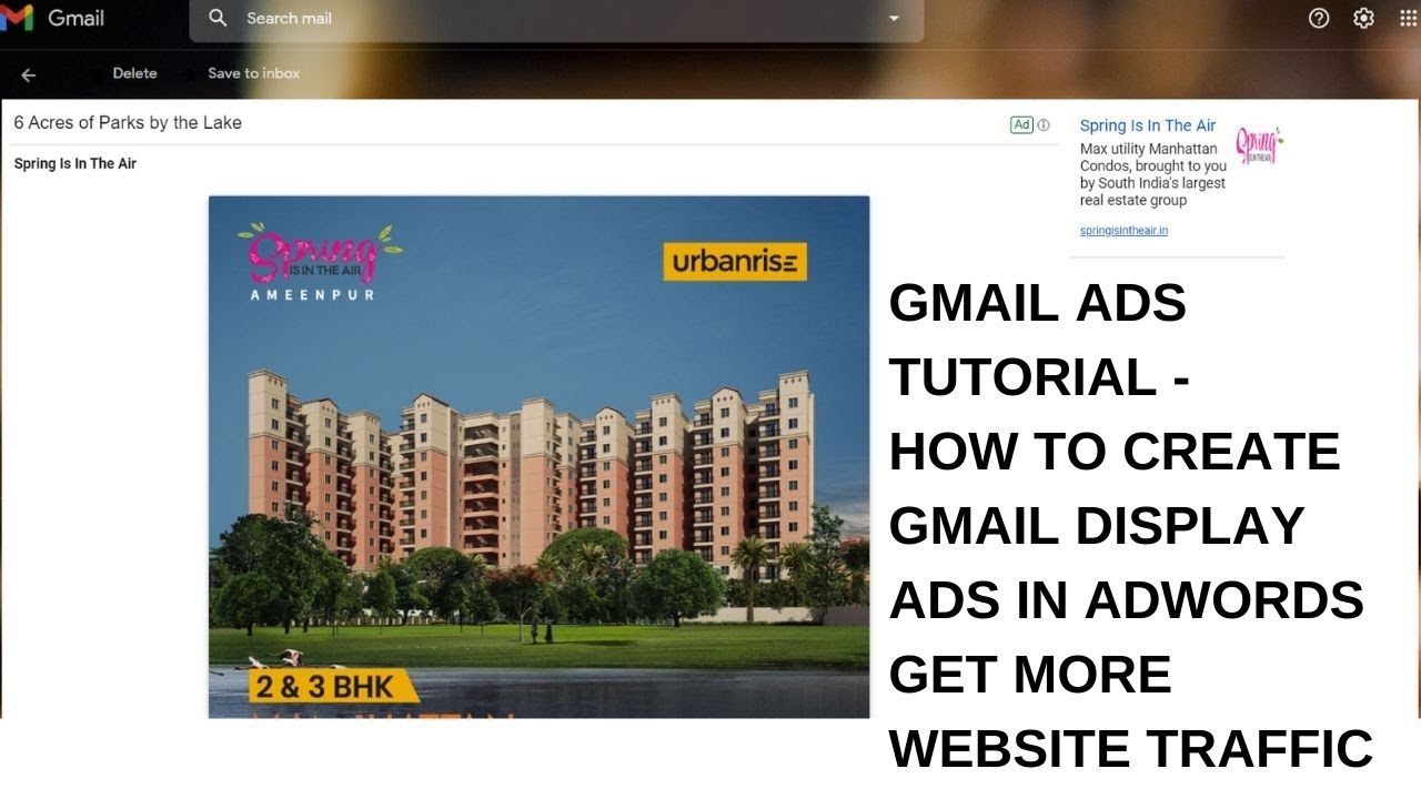 Gmail Ads Tutorial How To Create Gmail Display Ads in Adwords get more ...