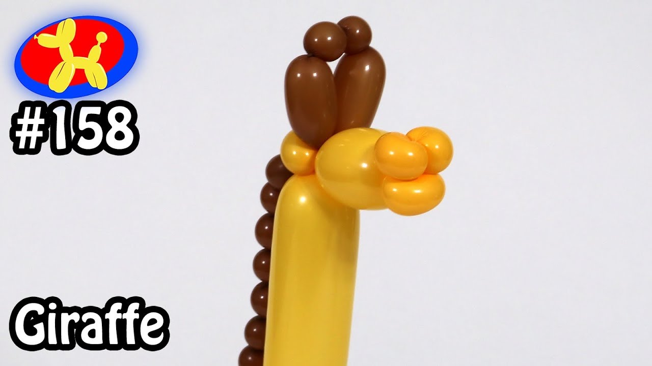 Giraffe - Balloon Animal Lessons #158 - YouTube