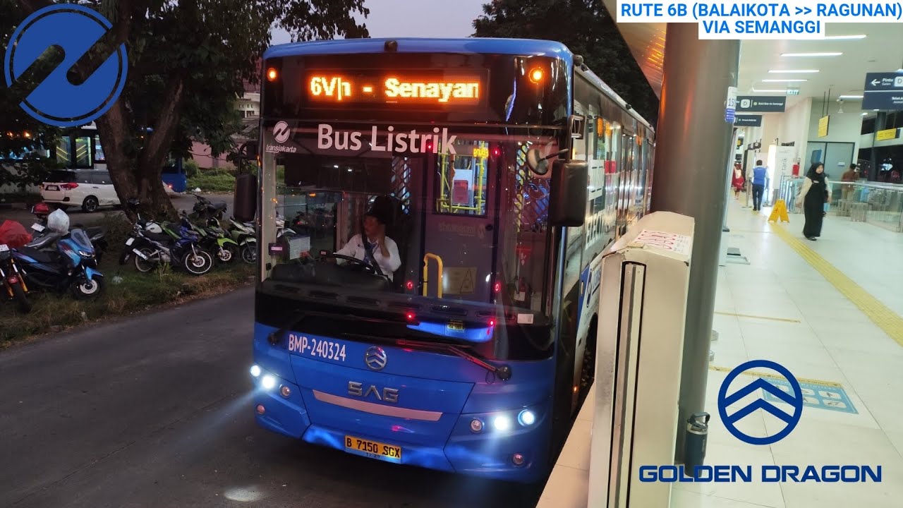 🔵[TRIP] TransJakarta Golden Dragon Pivot E12 BRT (BMP-240358) (BALAIKOTA - RAGUNAN) VIA SEMANGGI