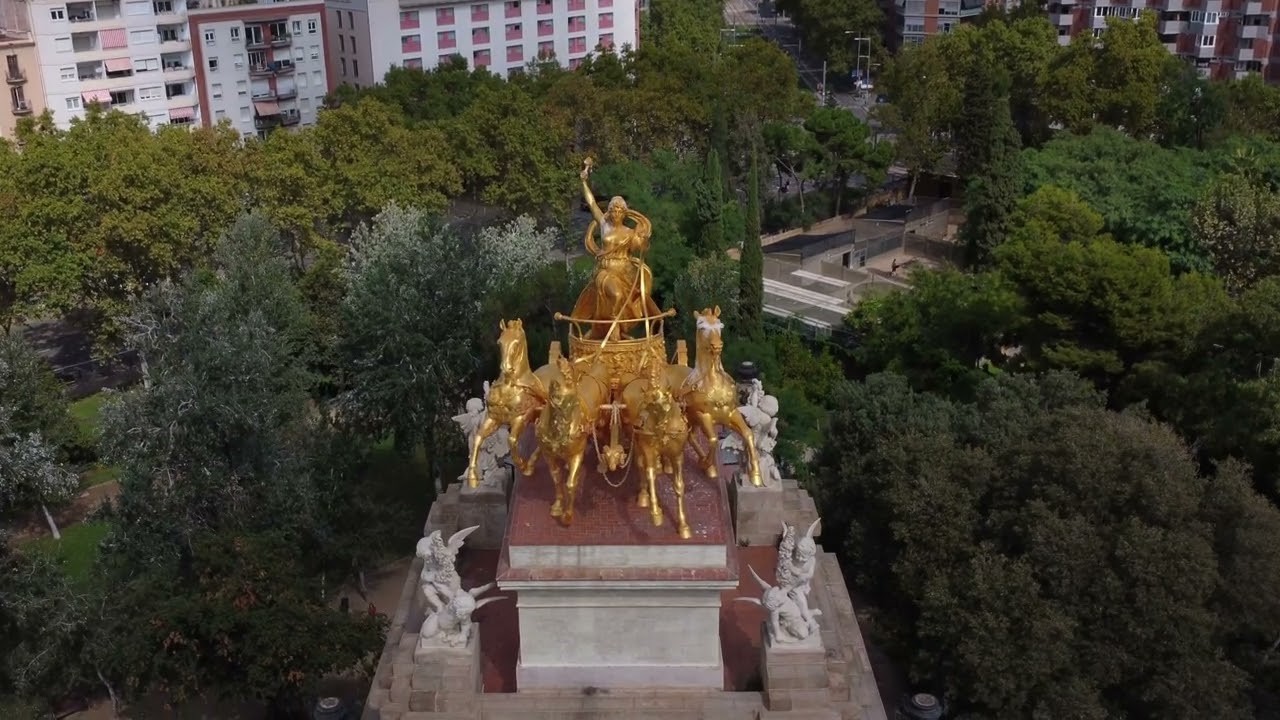 Parc de la Ciutadella - 4K Drone Footage